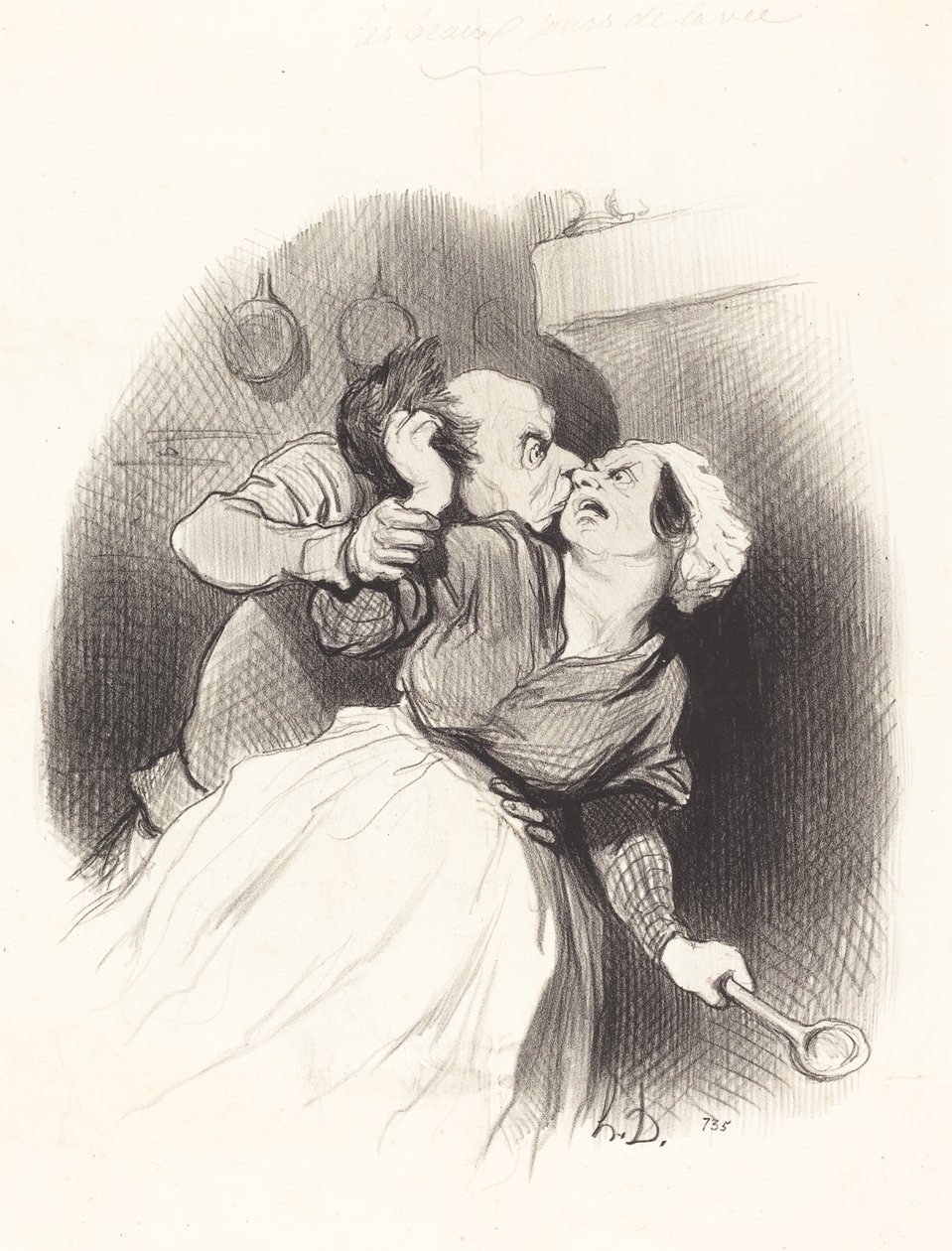 Een terugkeer van de jeugd door Honoré Daumier