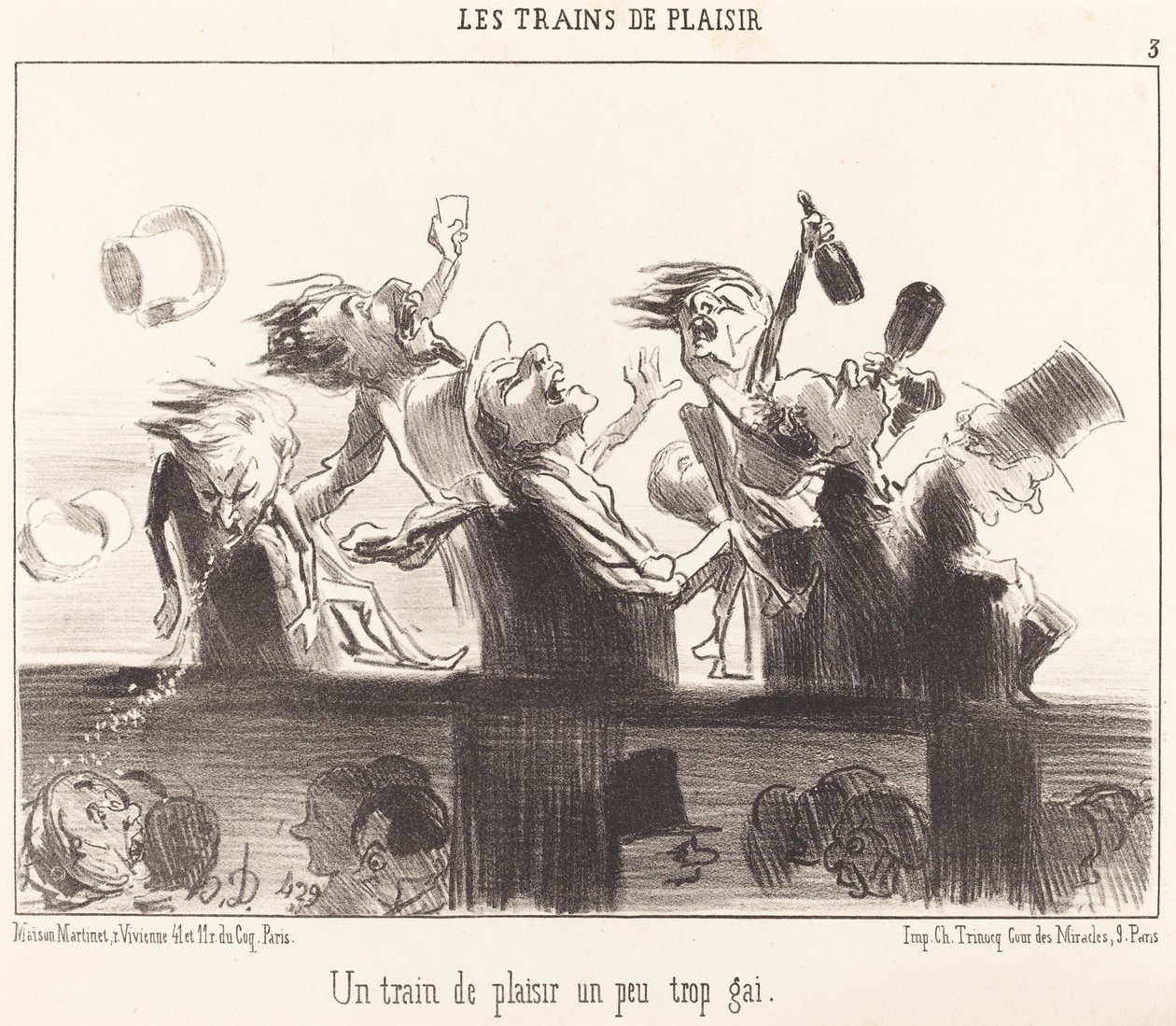 Een iets te vrolijke plezierreis door Honoré Daumier