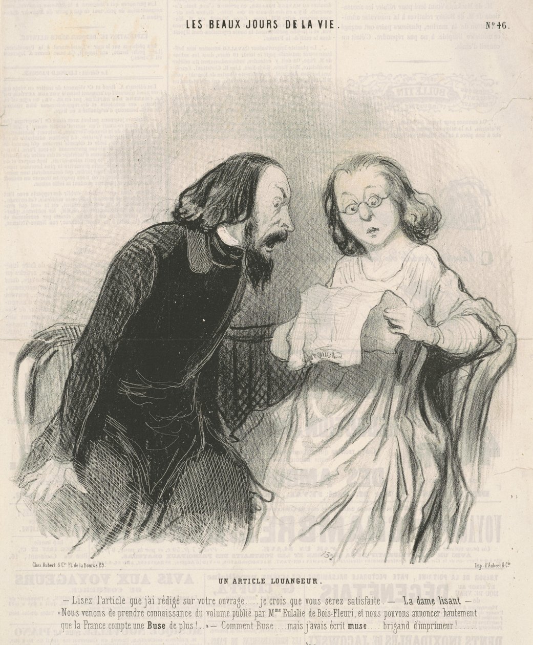 Een Lofwaardig Artikel door Honoré Daumier