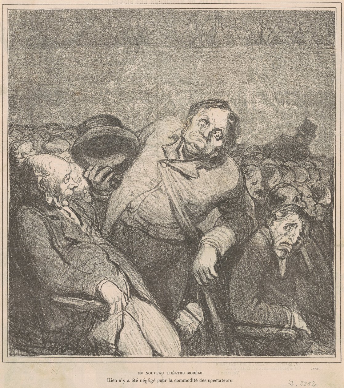 Een nieuw modeltheater door Honoré Daumier