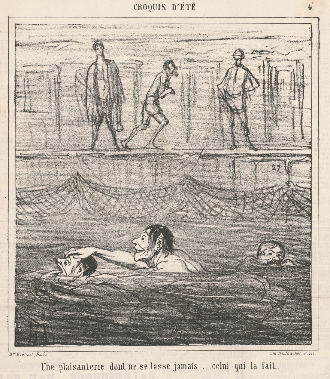 Een grap die nooit verveelt... door Honoré Daumier