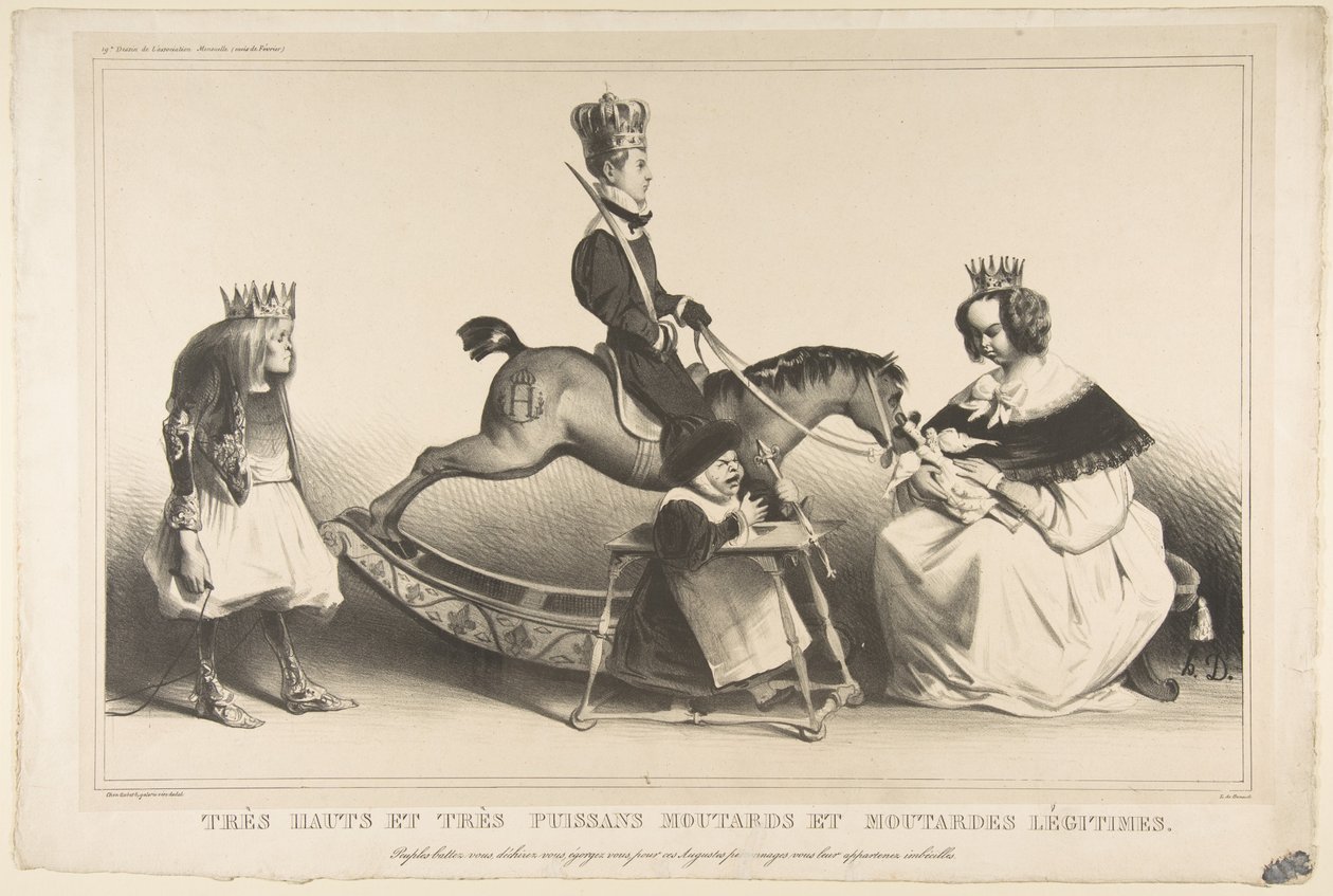 Zeer Hoogmoedige en Zeer Machtige Legitimistische Bratjes door Honoré Daumier
