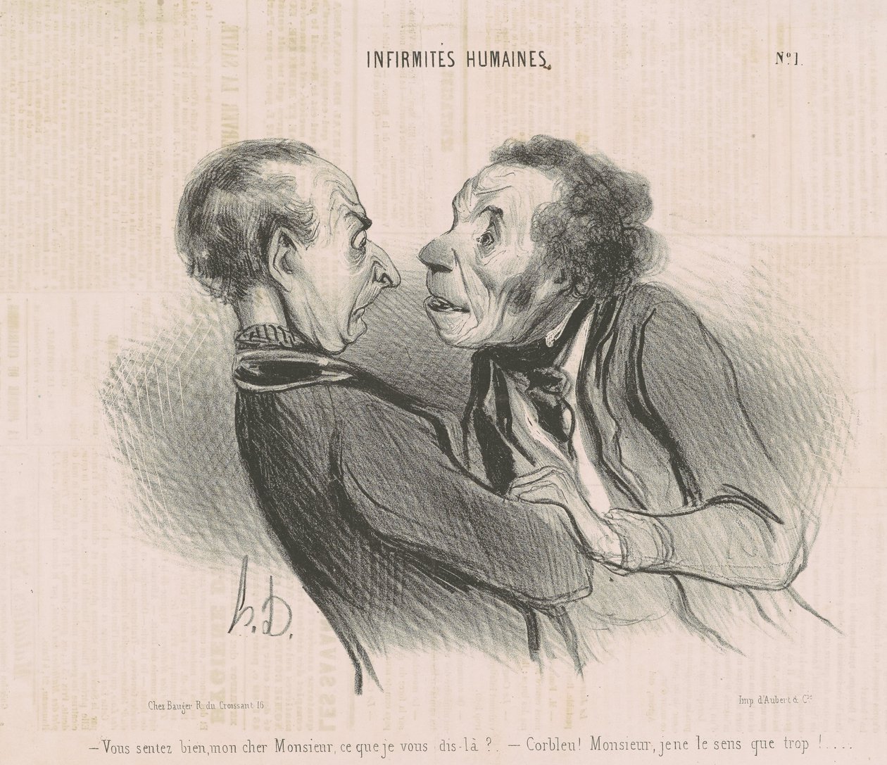 U voelt het goed, mijn beste heer... door Honoré Daumier