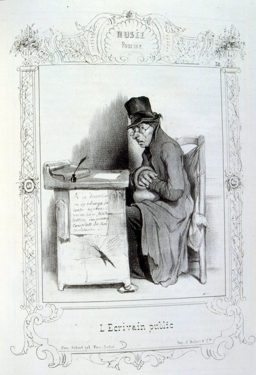 illustraties over ideeën en legendes Philipon onder de titel Les Cent en Robert Macaire door Honoré Daumier