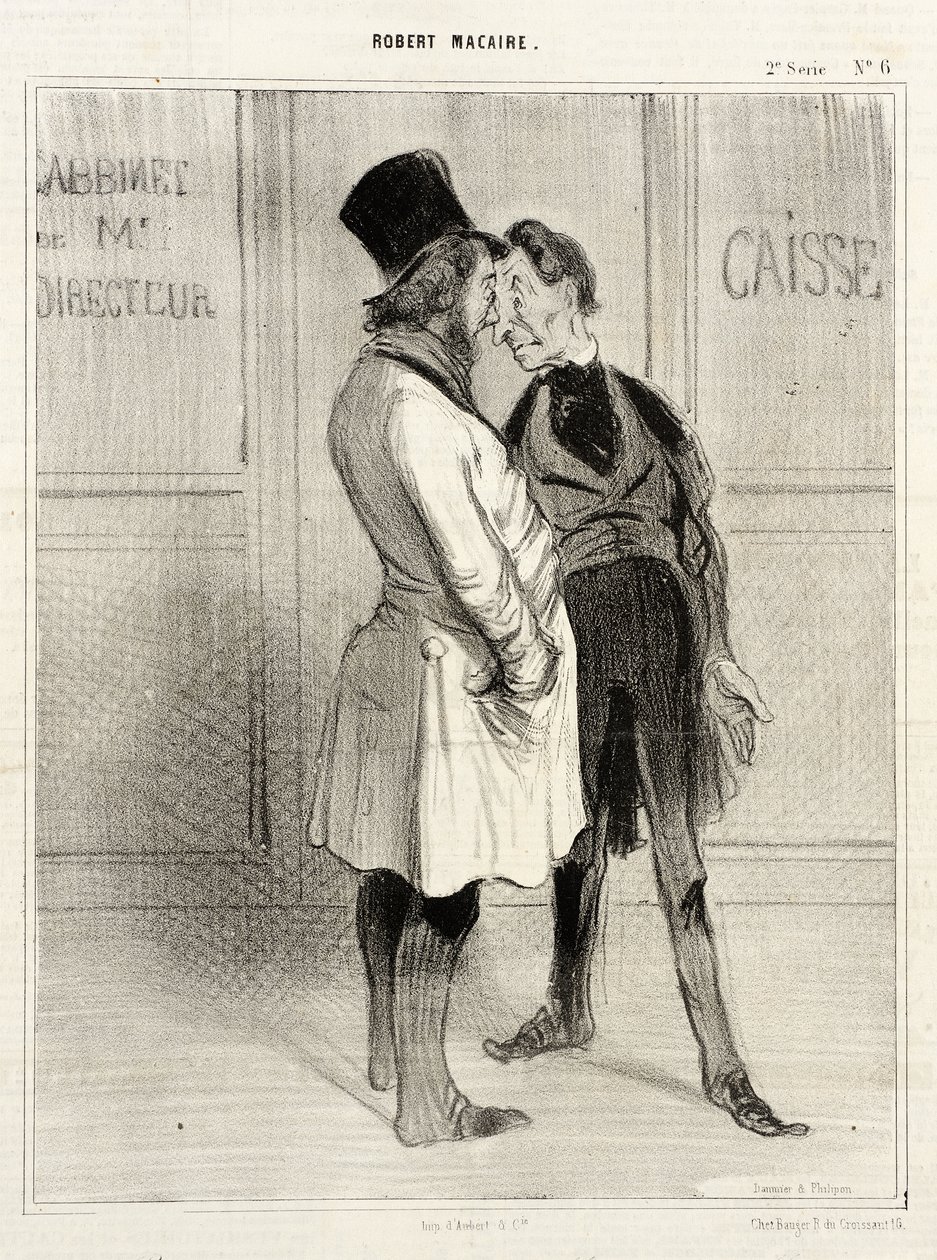 (Robert) Nou, mijn beste directeur... door Honoré Daumier