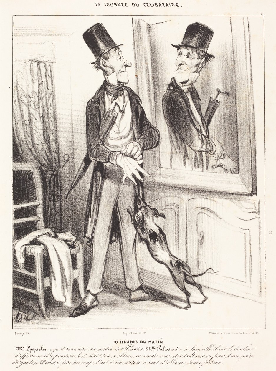 10 uur ’s ochtends door Honoré Daumier
