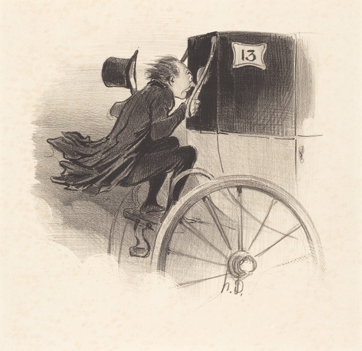 Ah! heel goed, ik ben er zeker van! ongelukkig... door Honoré Daumier