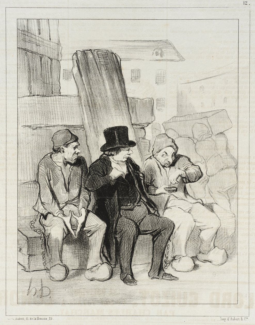 Dus, mijn vriend, op tweeëntwintigjarige leeftijd had u al drie mannen gedood... door Honoré Daumier