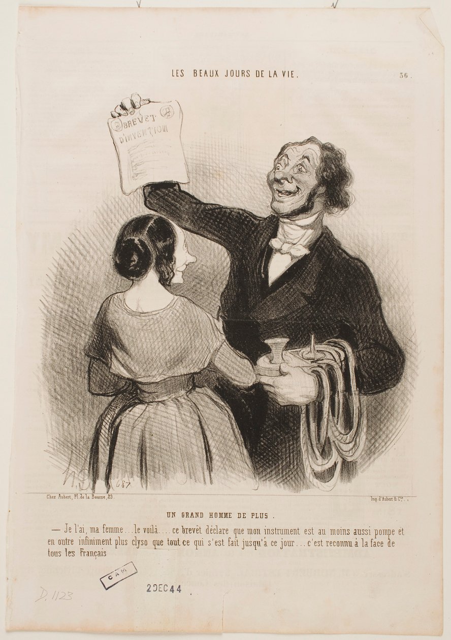 Nog een groot man door Honoré Daumier