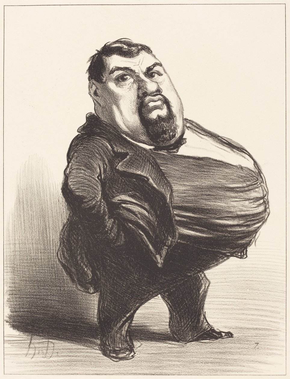 Antony Thouret door Honoré Daumier