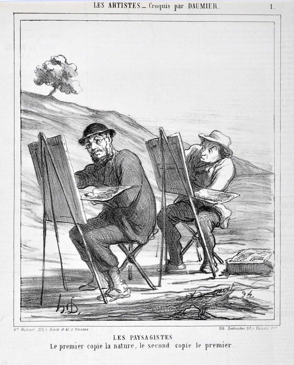 Serie LES ARTISTS Les paysagistes: 