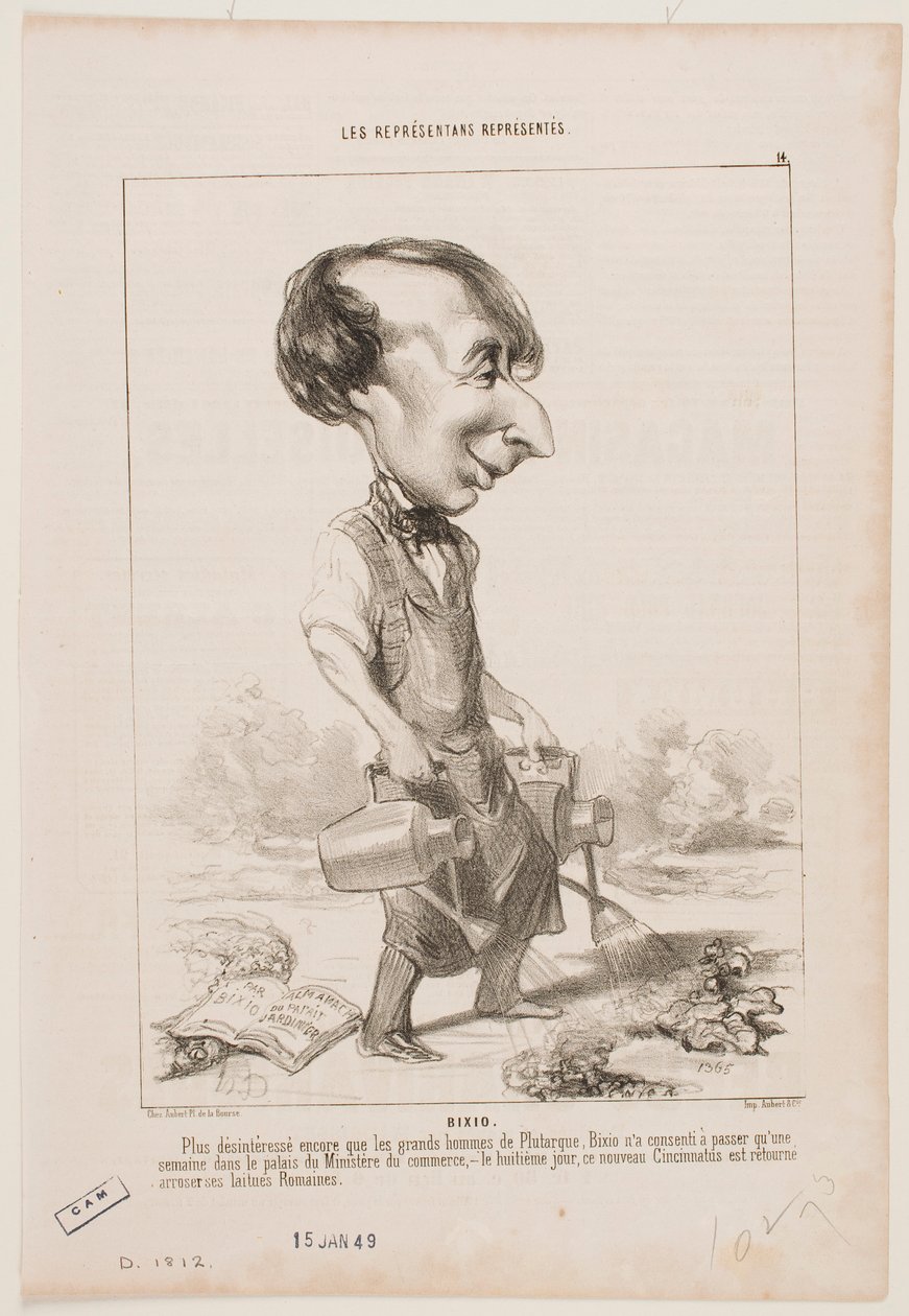 Bixio door Honoré Daumier