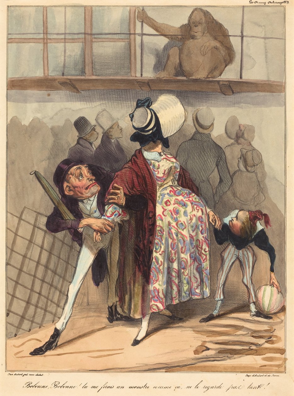 Bobonne... kijk niet zo veel naar hem! door Honoré Daumier