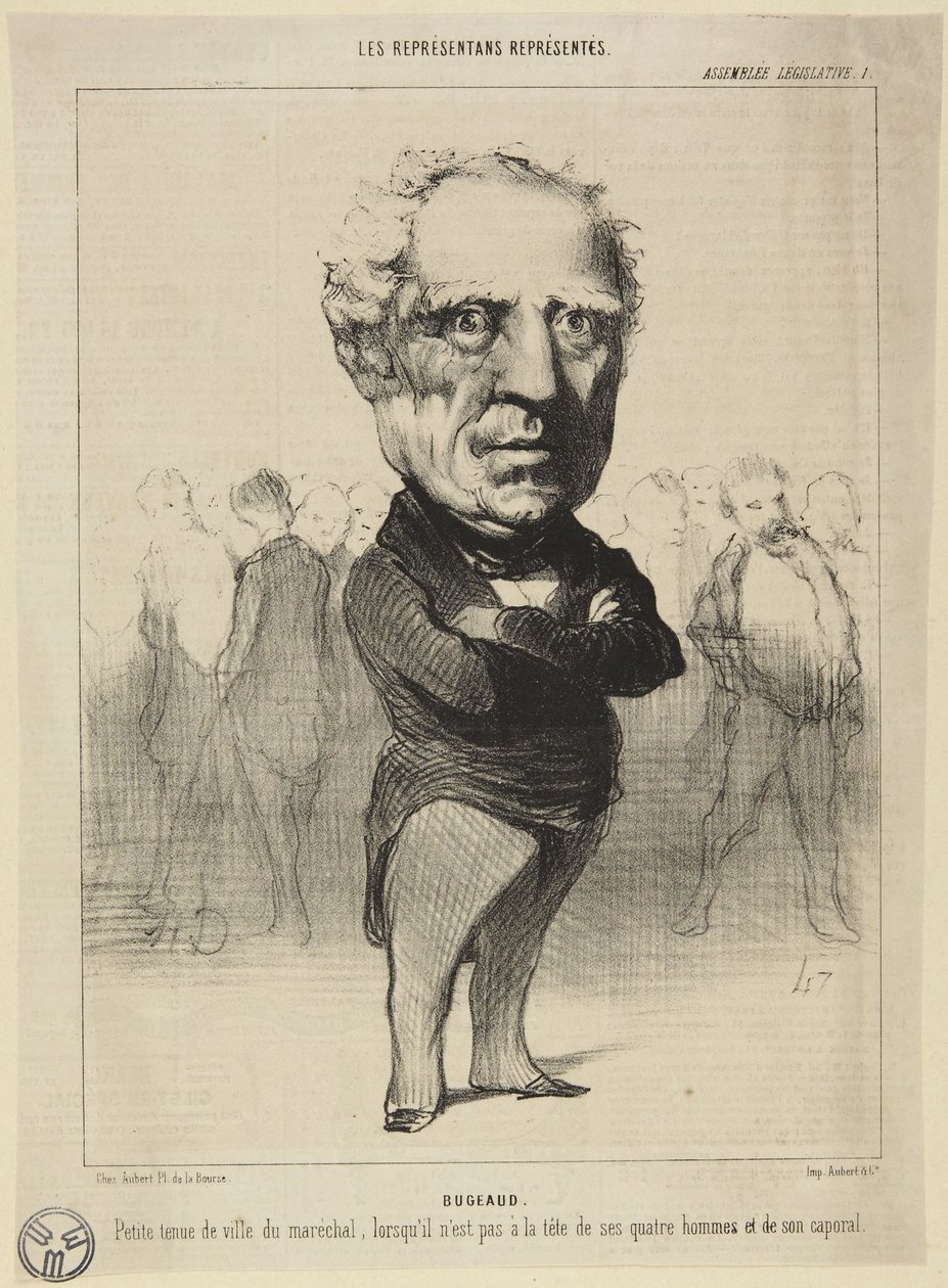 ‘Bugeaud’ door Honoré Daumier