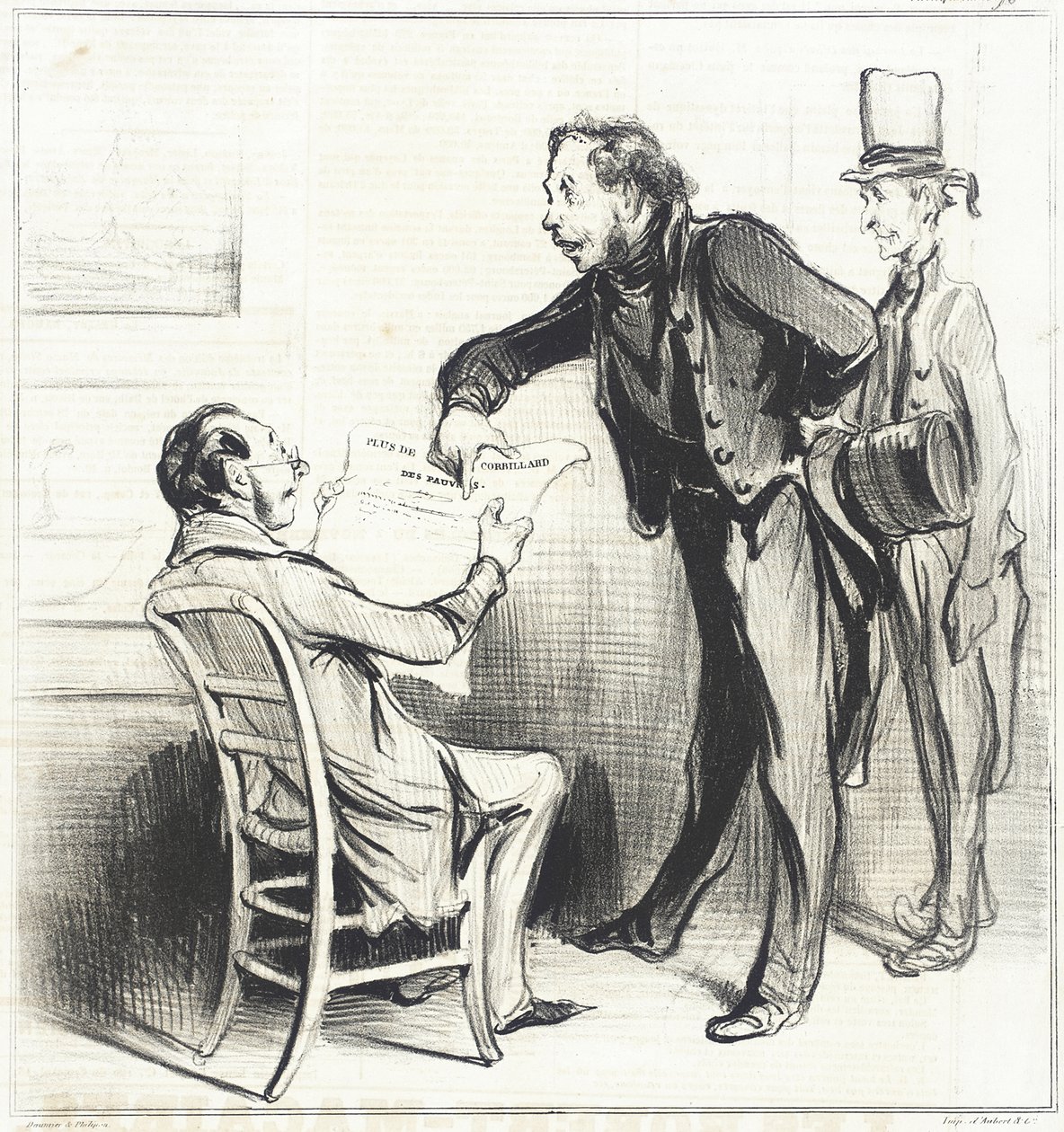 Caricaturana (reeks prenten) door Honoré Daumier