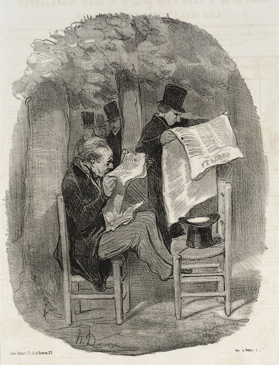 Wat de burgerlijk man een klein tijdverdrijf is gaan noemen door Honoré Daumier