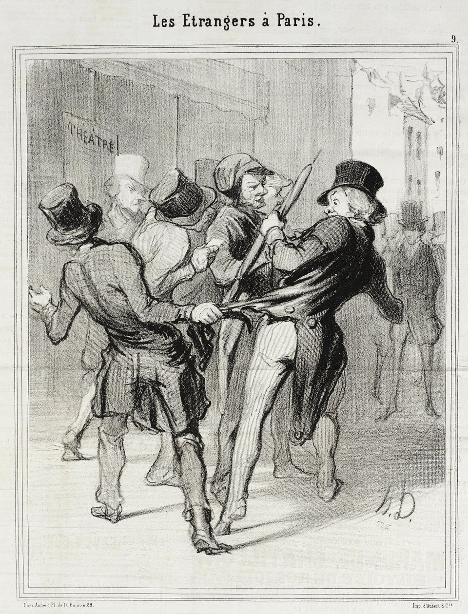 Wat men de verleidingen van Parijs noemt door Honoré Daumier