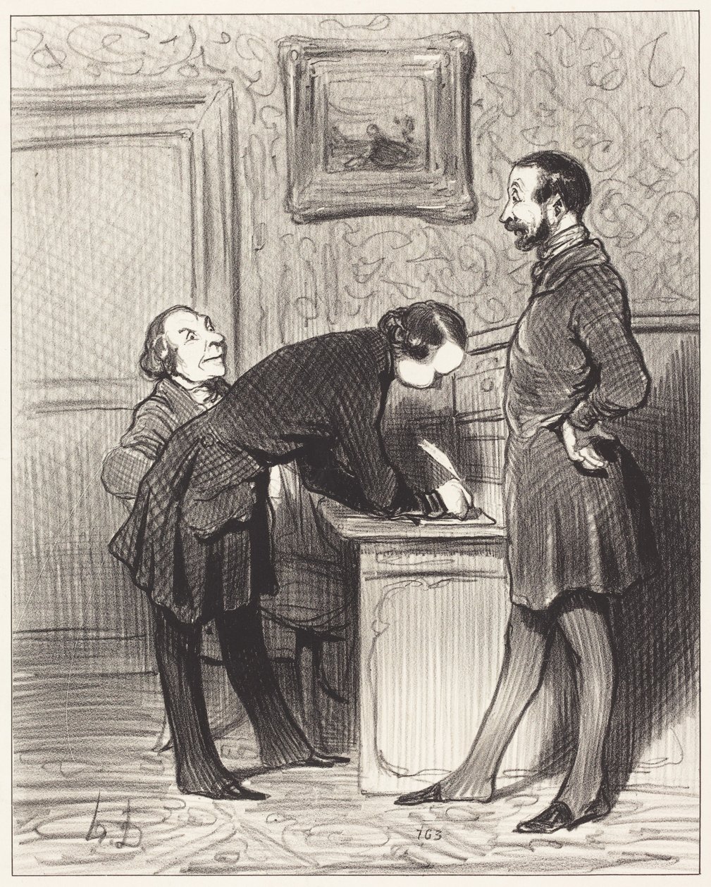 Dat komt juist omdat hij uw vriend is... door Honoré Daumier