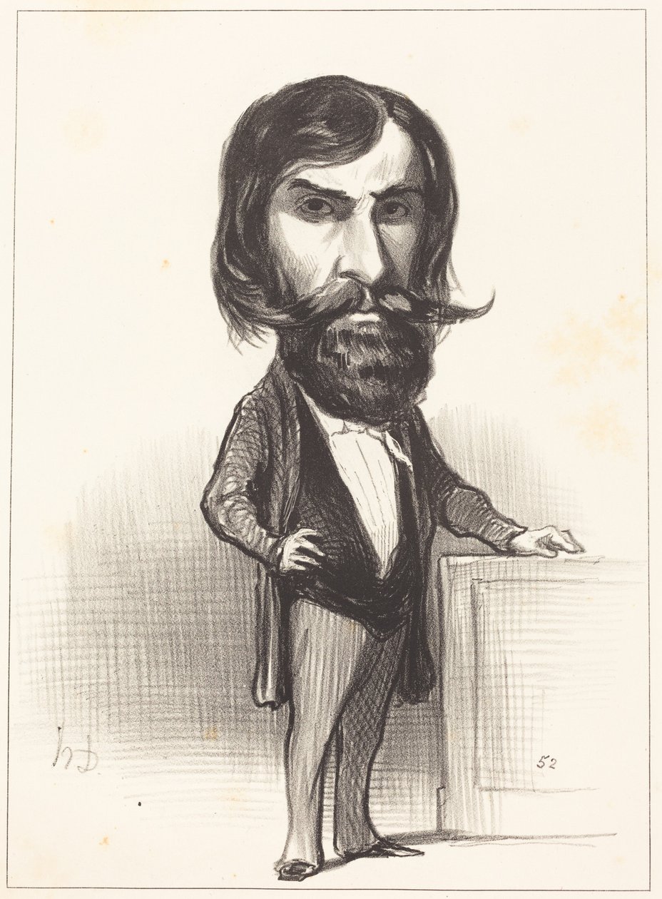 Ch. Ferdinand Gambon door Honoré Daumier