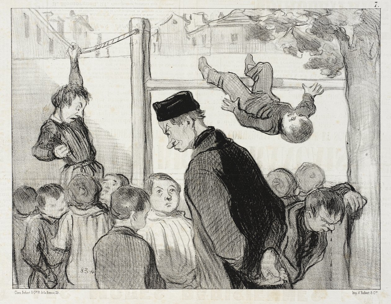 Zoals gymnastiek de ledematen traint... door Honoré Daumier