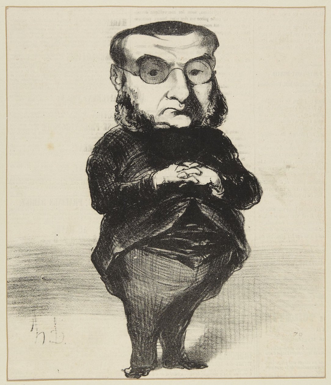 ‘Coquerel’ door Honoré Daumier