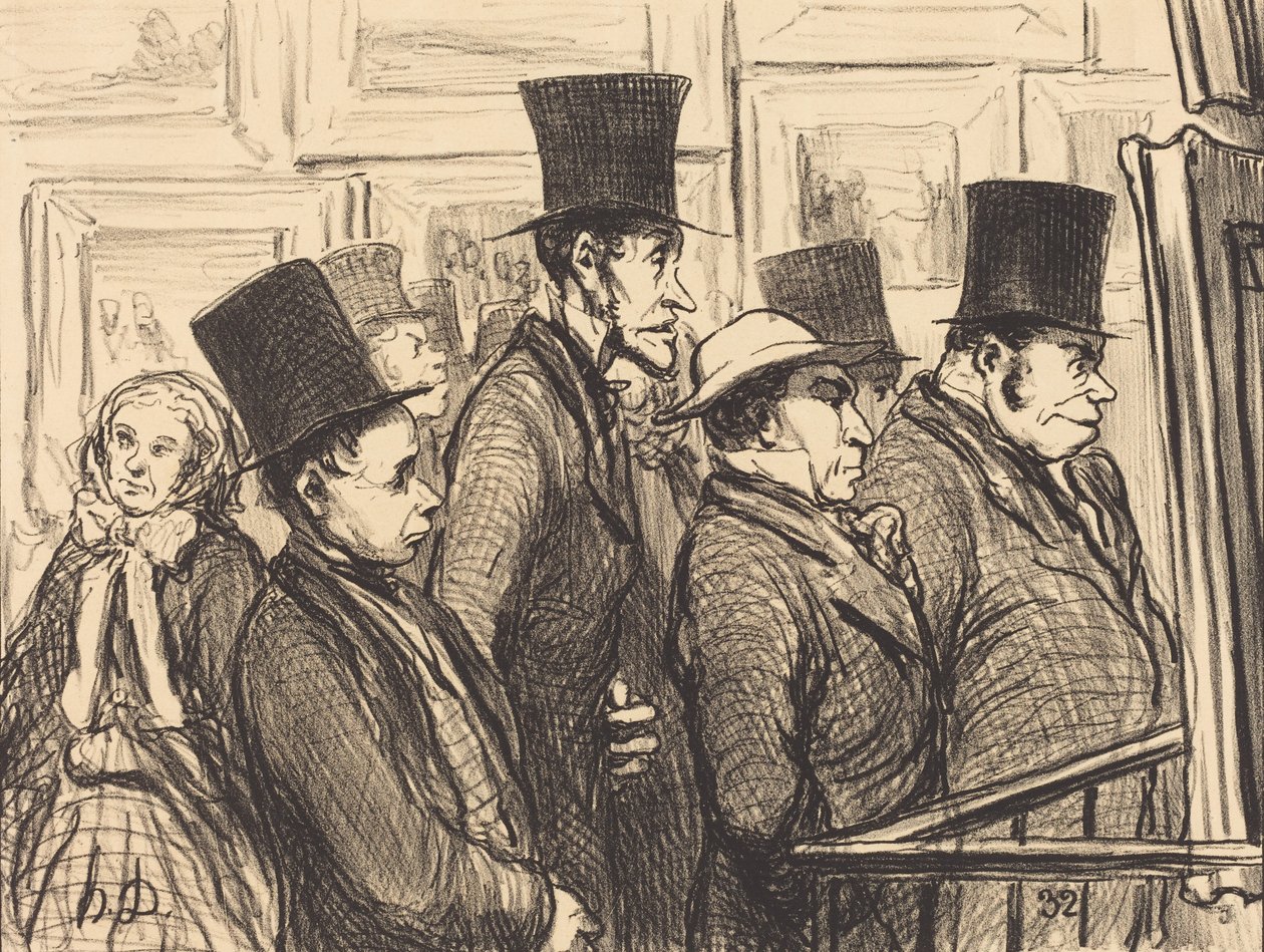 Cristi... dat is nog eens een goed stuk rundvlees!... door Honoré Daumier