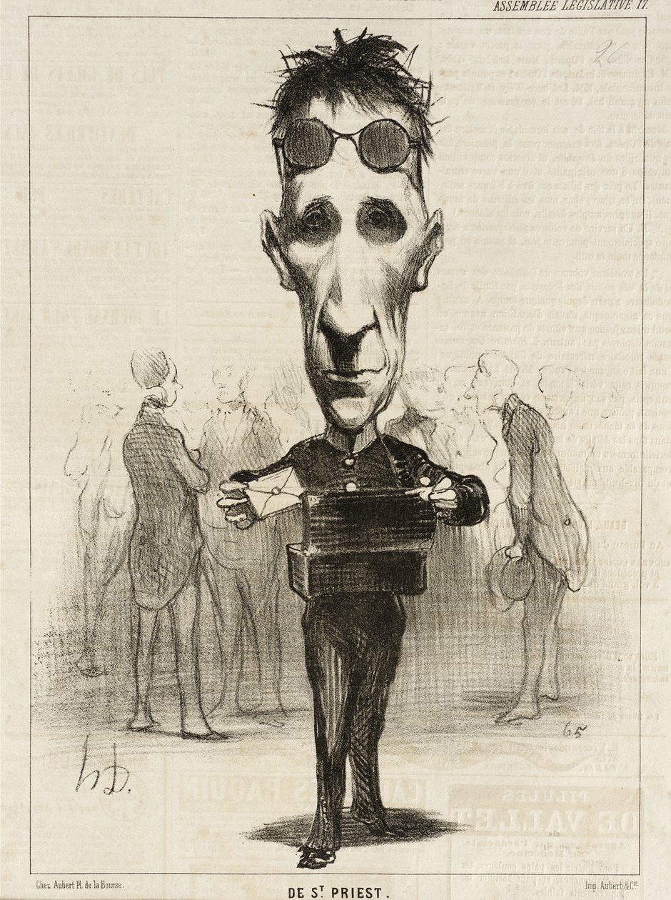 De St. Priest door Honoré Daumier