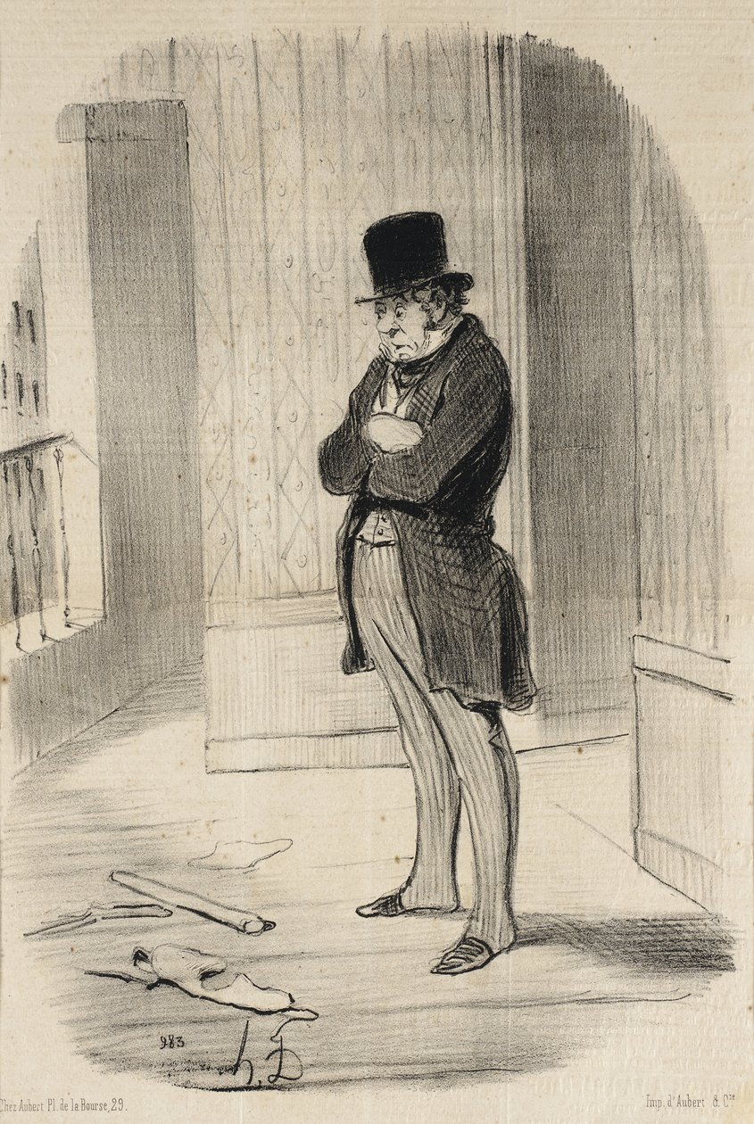Verhuisd!... door Honoré Daumier