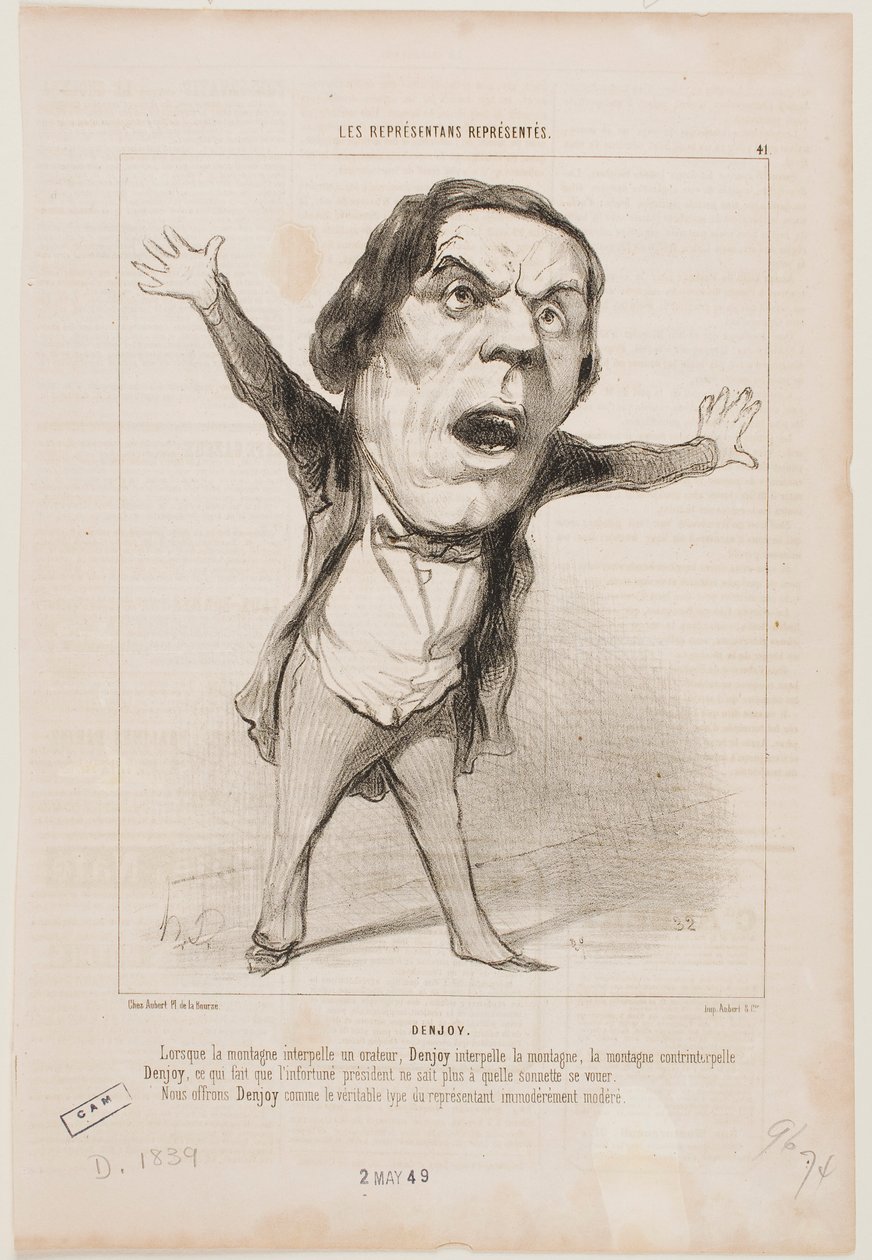 Denjoy door Honoré Daumier