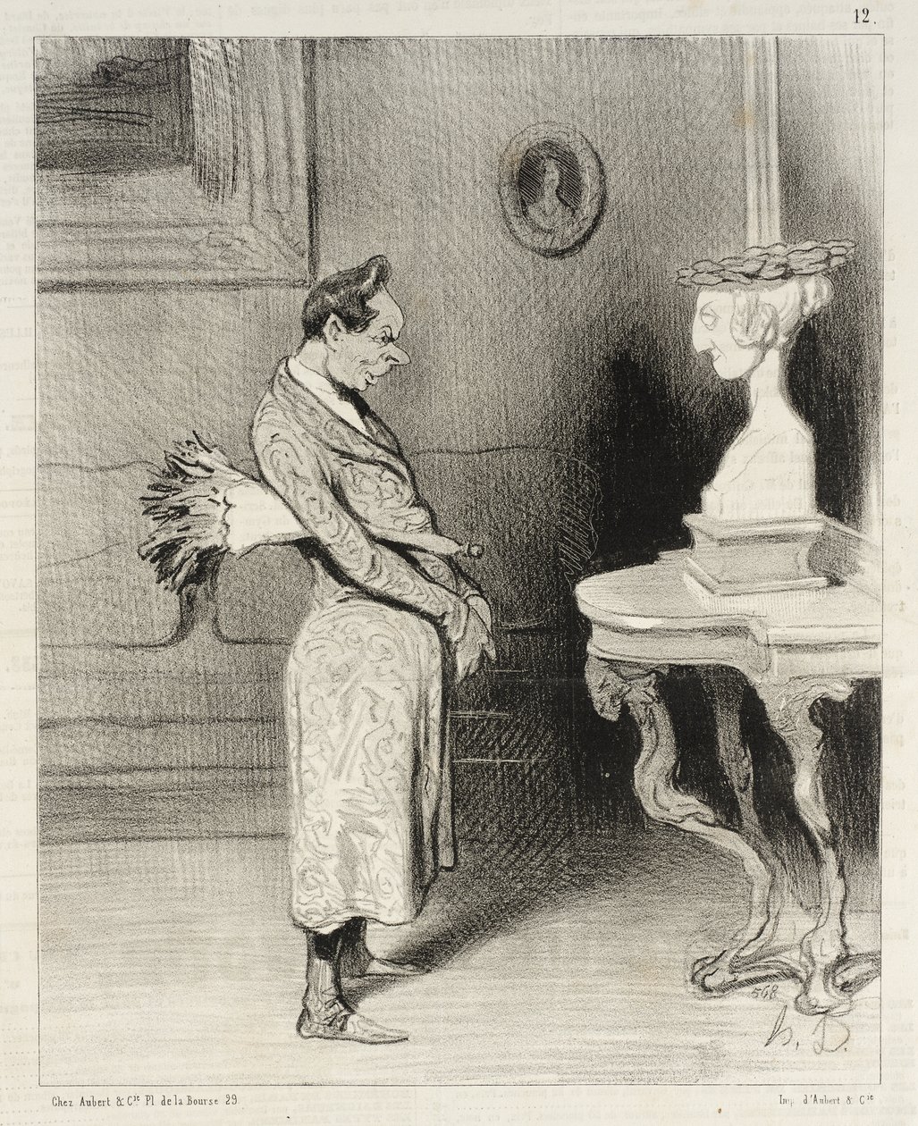 Zeggen dat Arsinoé niet blij was om geportretteerd te worden... door Honoré Daumier