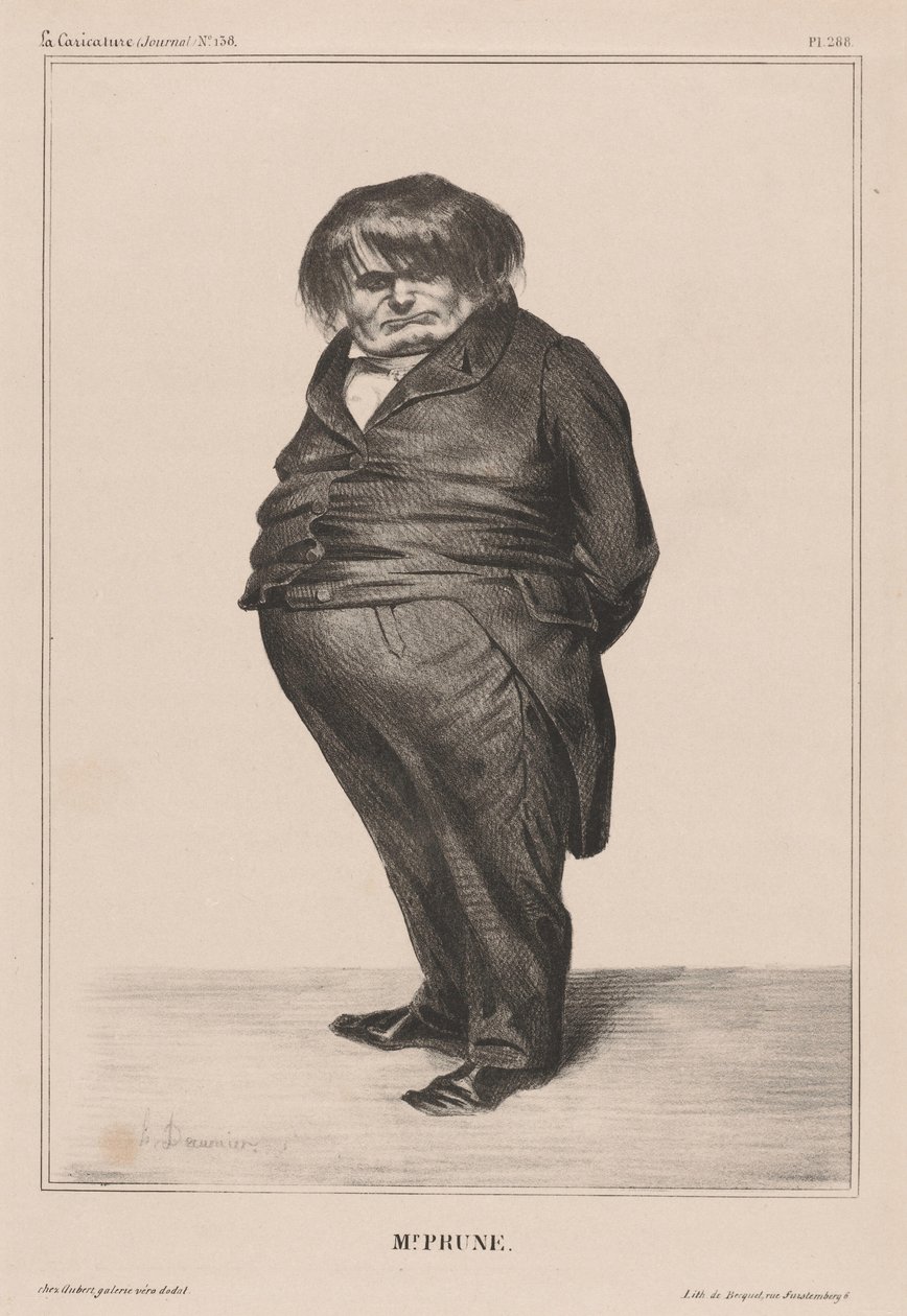 Dokter Prunelle door Honoré Daumier