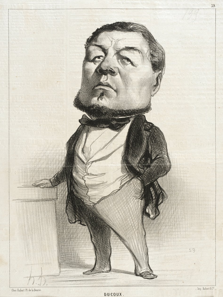 Ducoux door Honoré Daumier