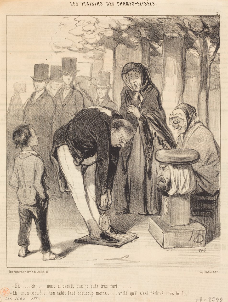 Hé!... Hé!... maar het schijnt dat... door Honoré Daumier