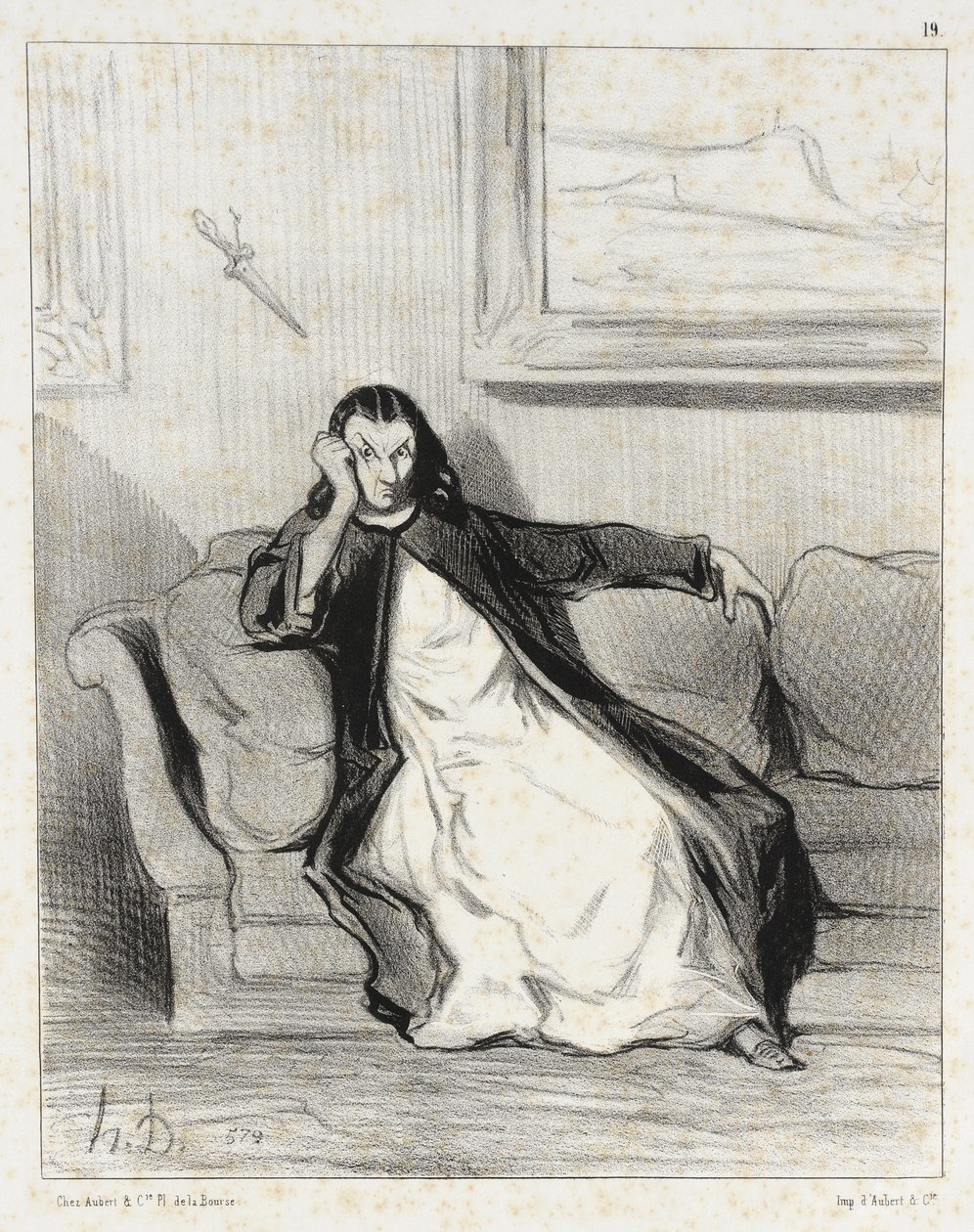 Verdorie!...uitgefloten!... door Honoré Daumier