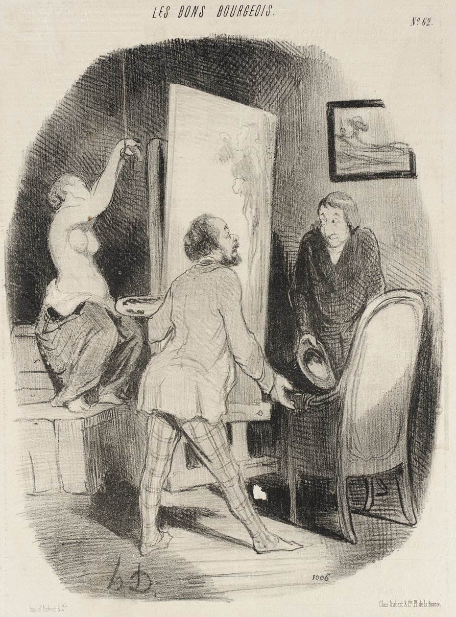 Kom binnen, meneer ... voelt u zich thuis ... door Honoré Daumier