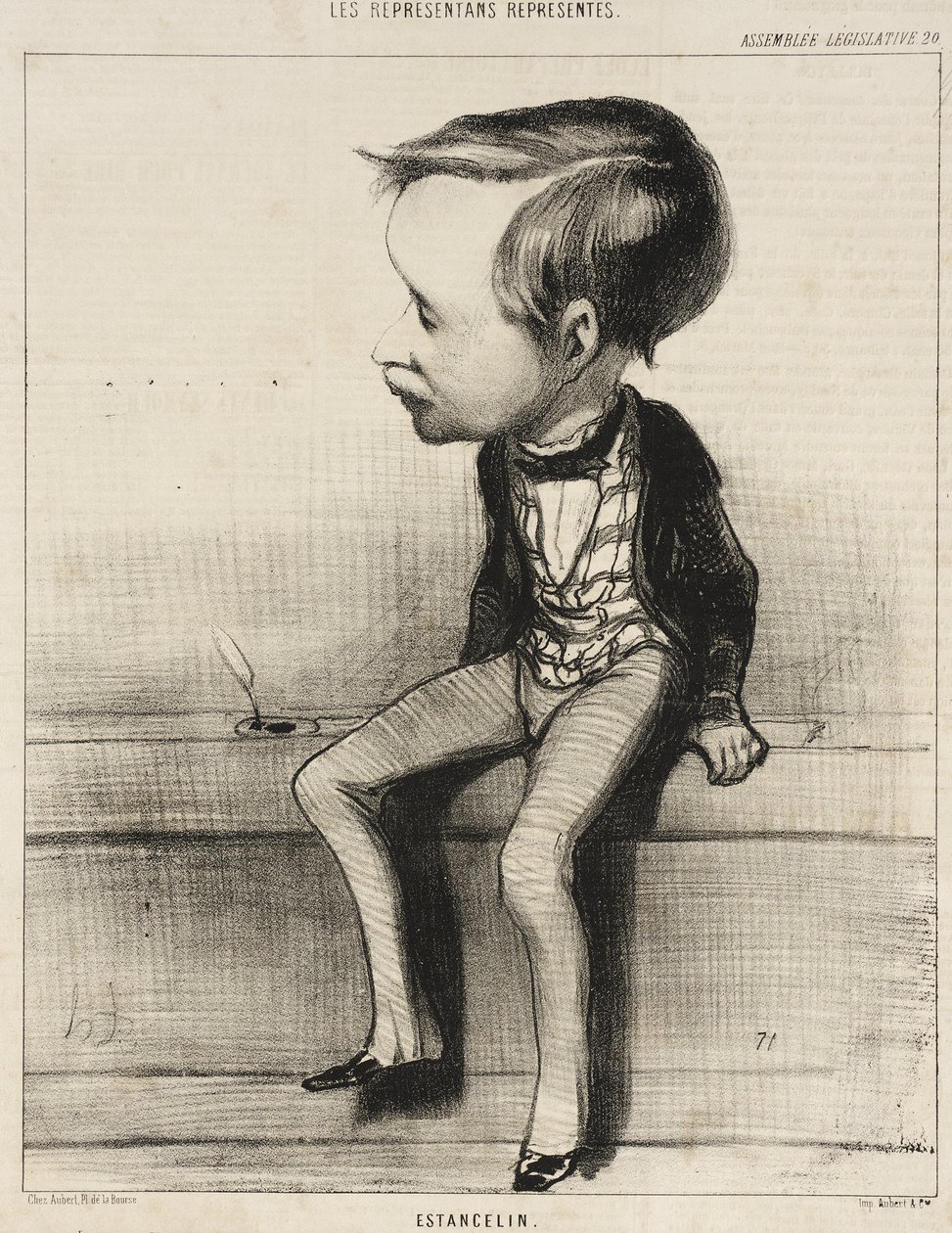 Estancelin door Honoré Daumier