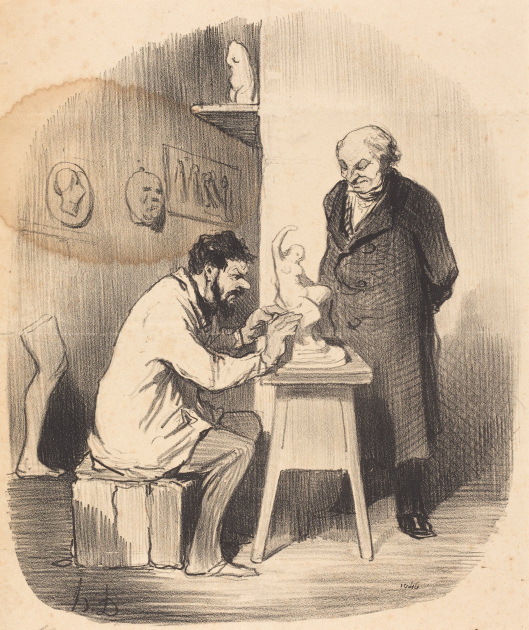 Dat moet ik jullie eens laten doen... door Honoré Daumier