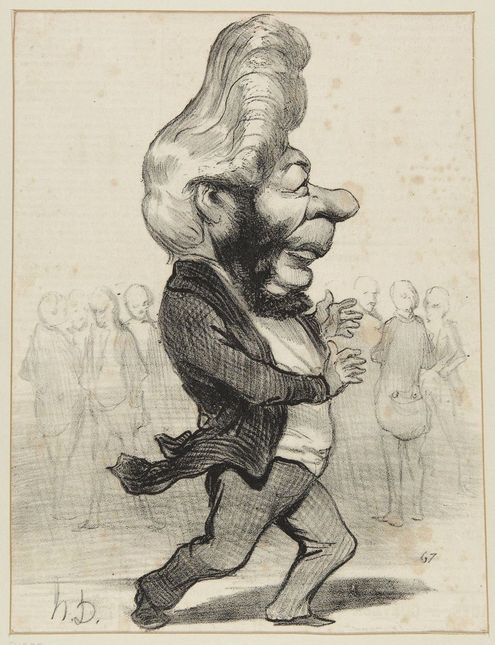 "Ferdinand Favre" door Honoré Daumier