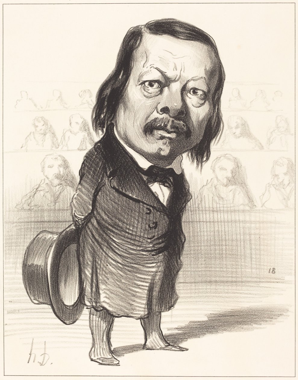 Ferdinand Flocon door Honoré Daumier