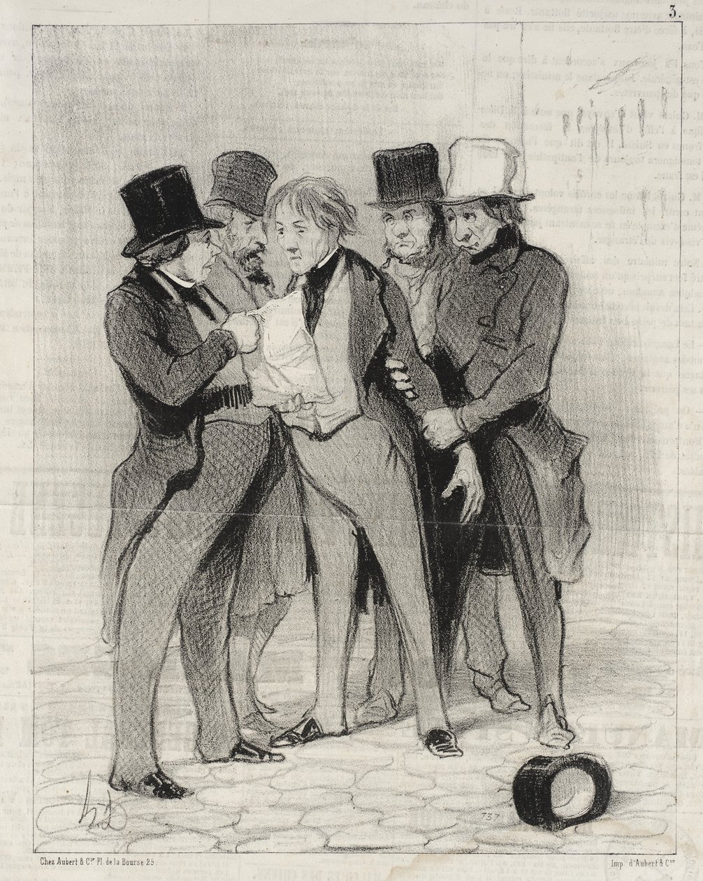 Wild waarop in alle seizoenen gejaagd mag worden door Honoré Daumier