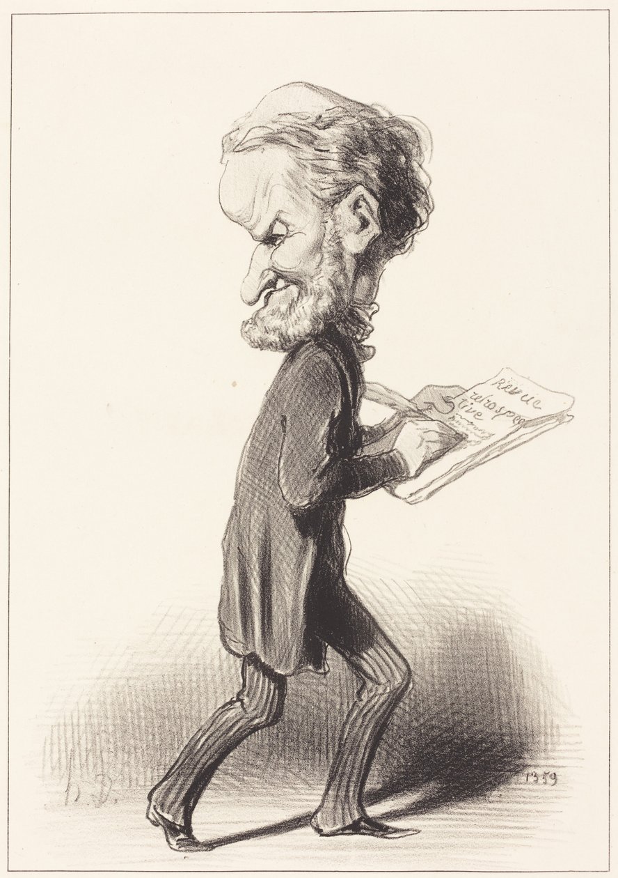 J. Antoine Taschereau door Honoré Daumier