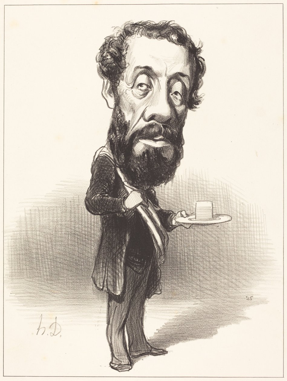 J. Marie-Anne Degousée door Honoré Daumier