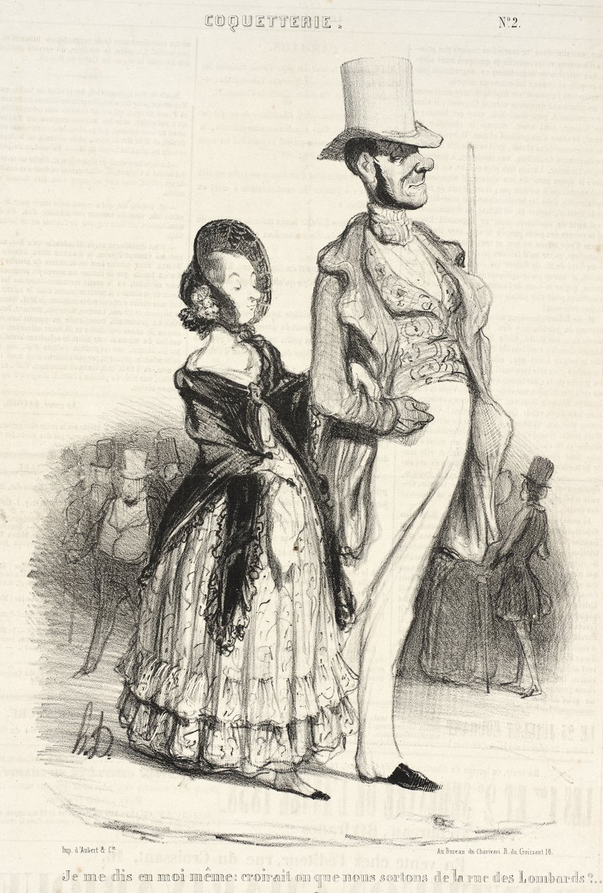 Ik vraag me af: zou men geloven... door Honoré Daumier