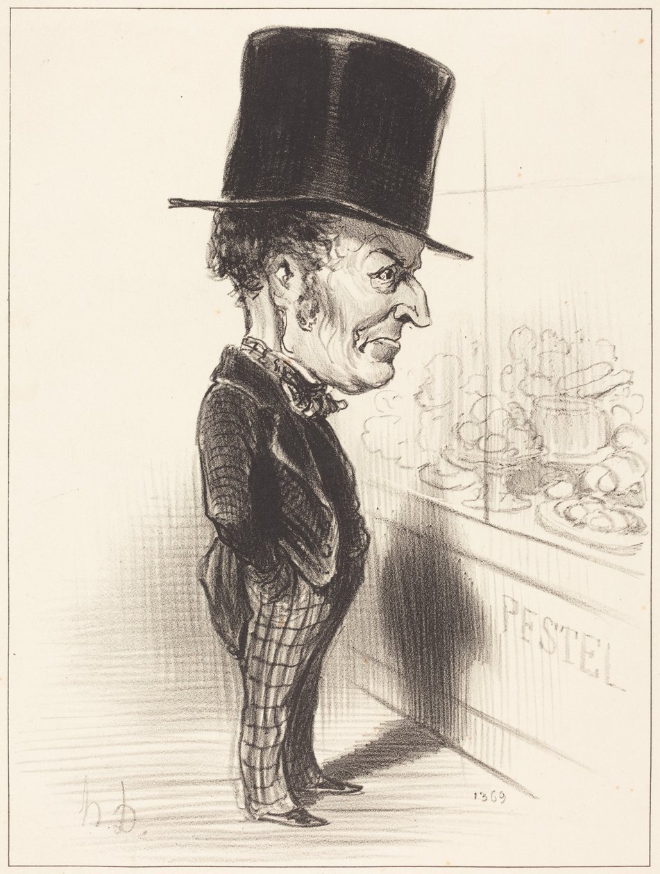 Jean Charles Besnard door Honoré Daumier