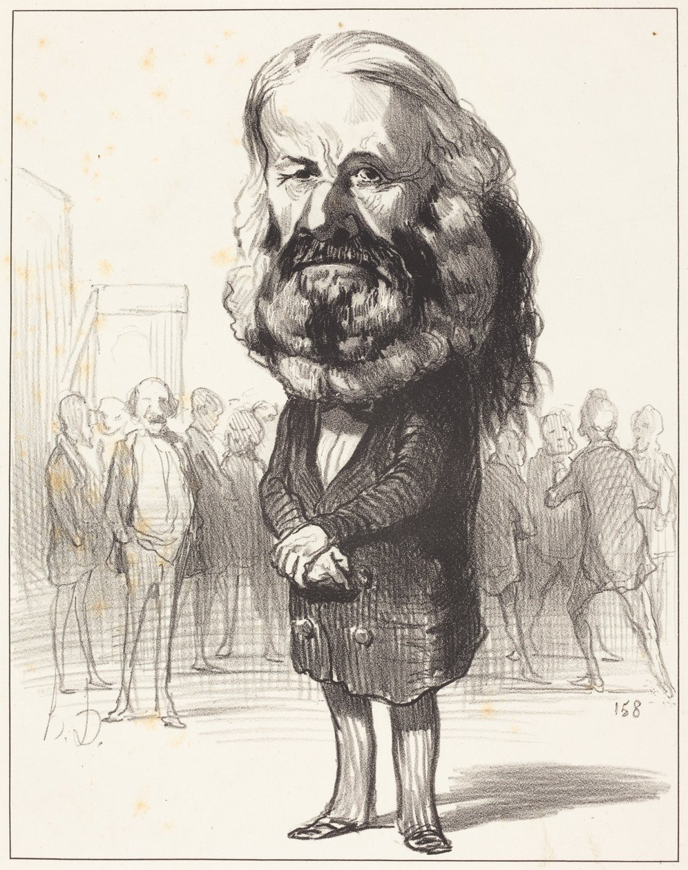 Jos. Ant. Ronjac door Honoré Daumier