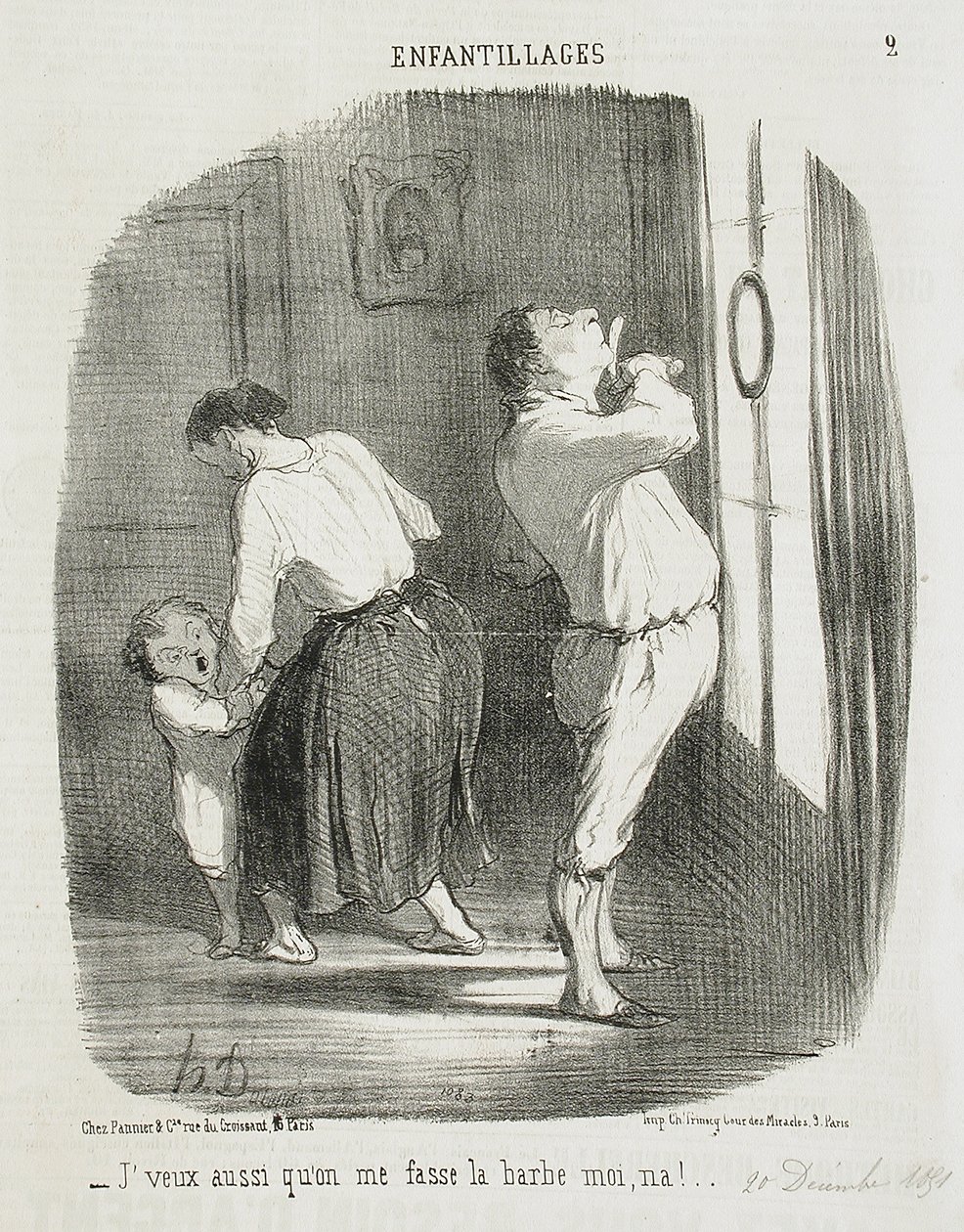 Ik wil ook dat ze voor mij... door Honoré Daumier