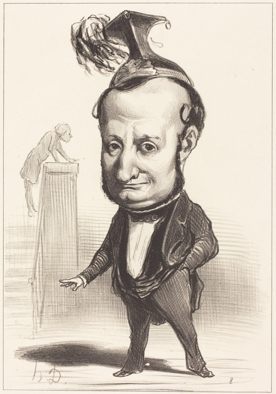 L.F. Raymond Wolowski door Honoré Daumier