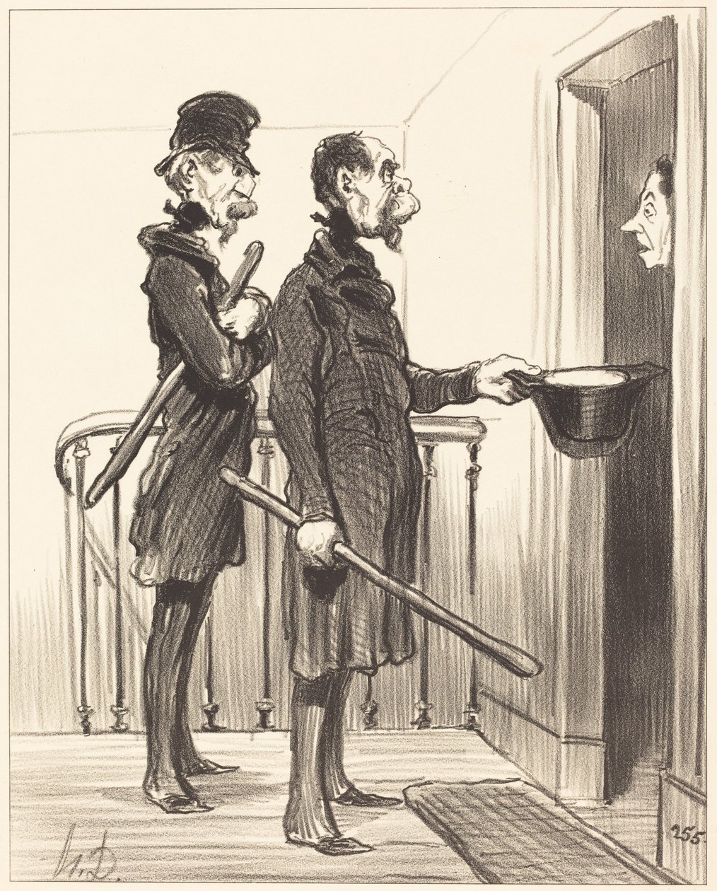 De Napoleontische Inschrijving door Honoré Daumier