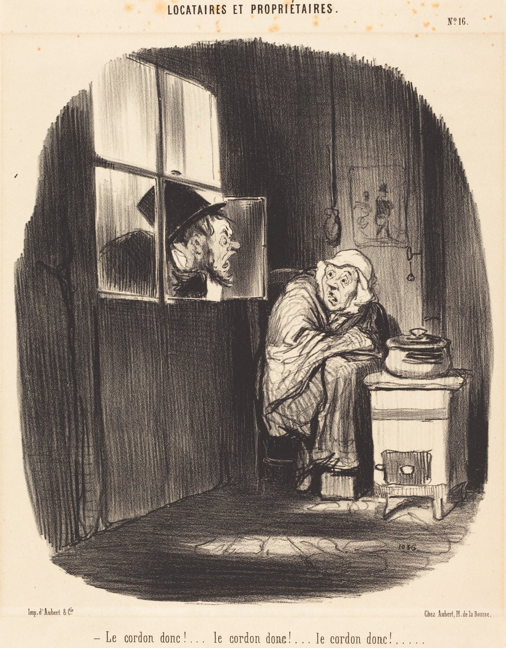 Het Cordon dus!... door Honoré Daumier
