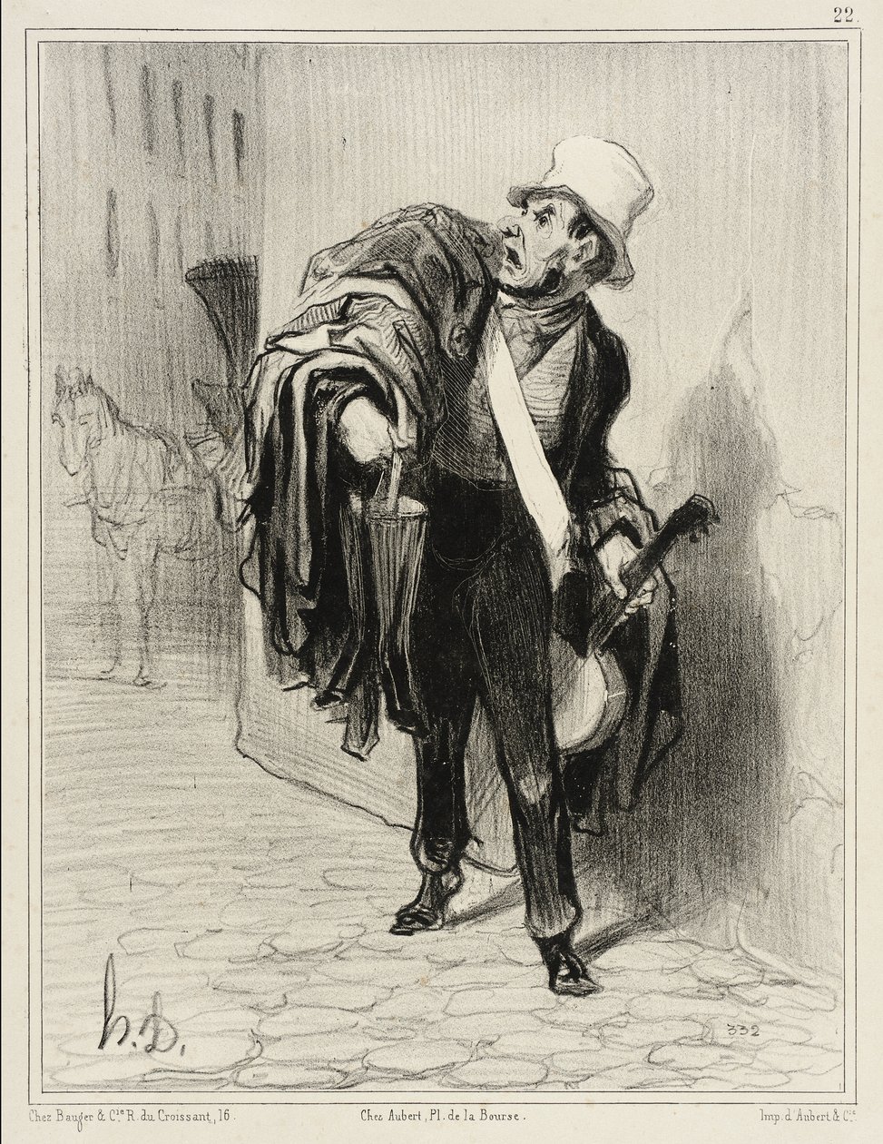 De kledinghandelaar door Honoré Daumier